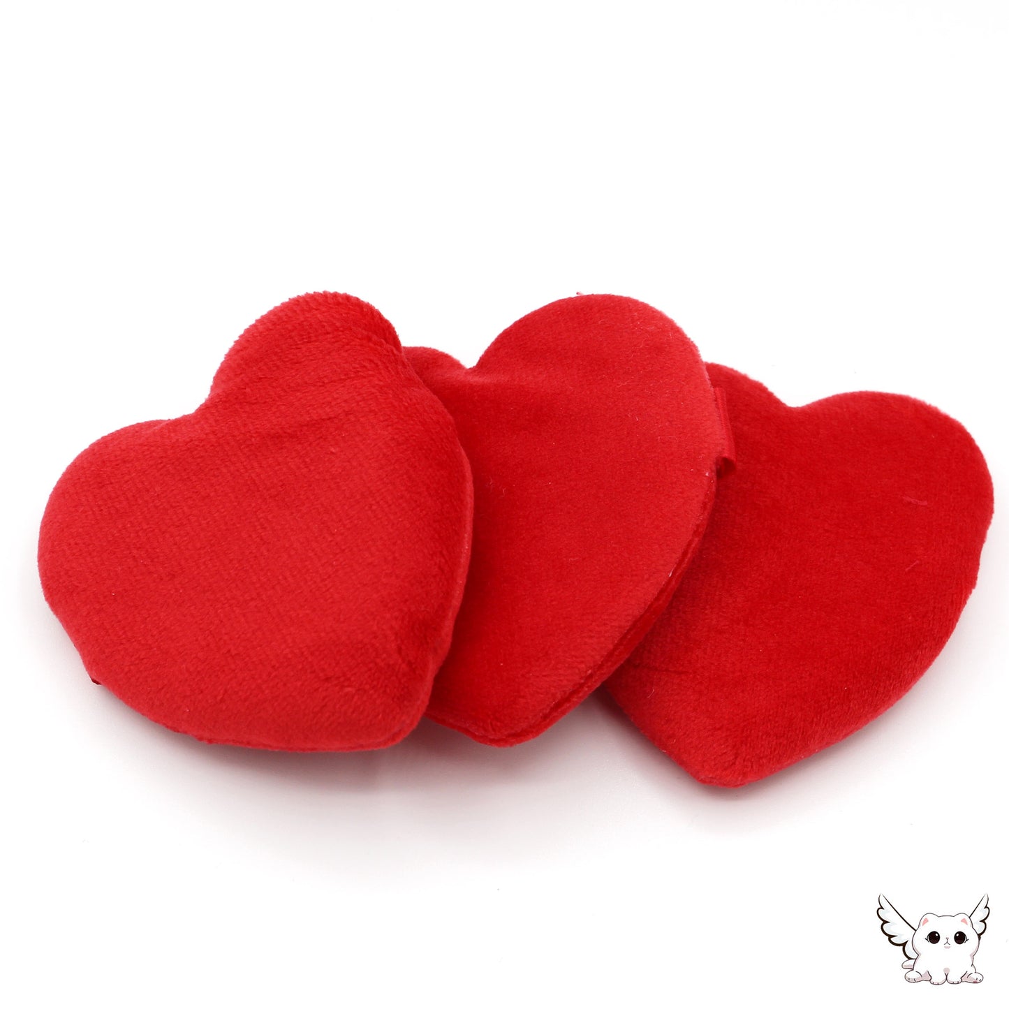 BEAUTY - RED HEART POWDER PUFFS