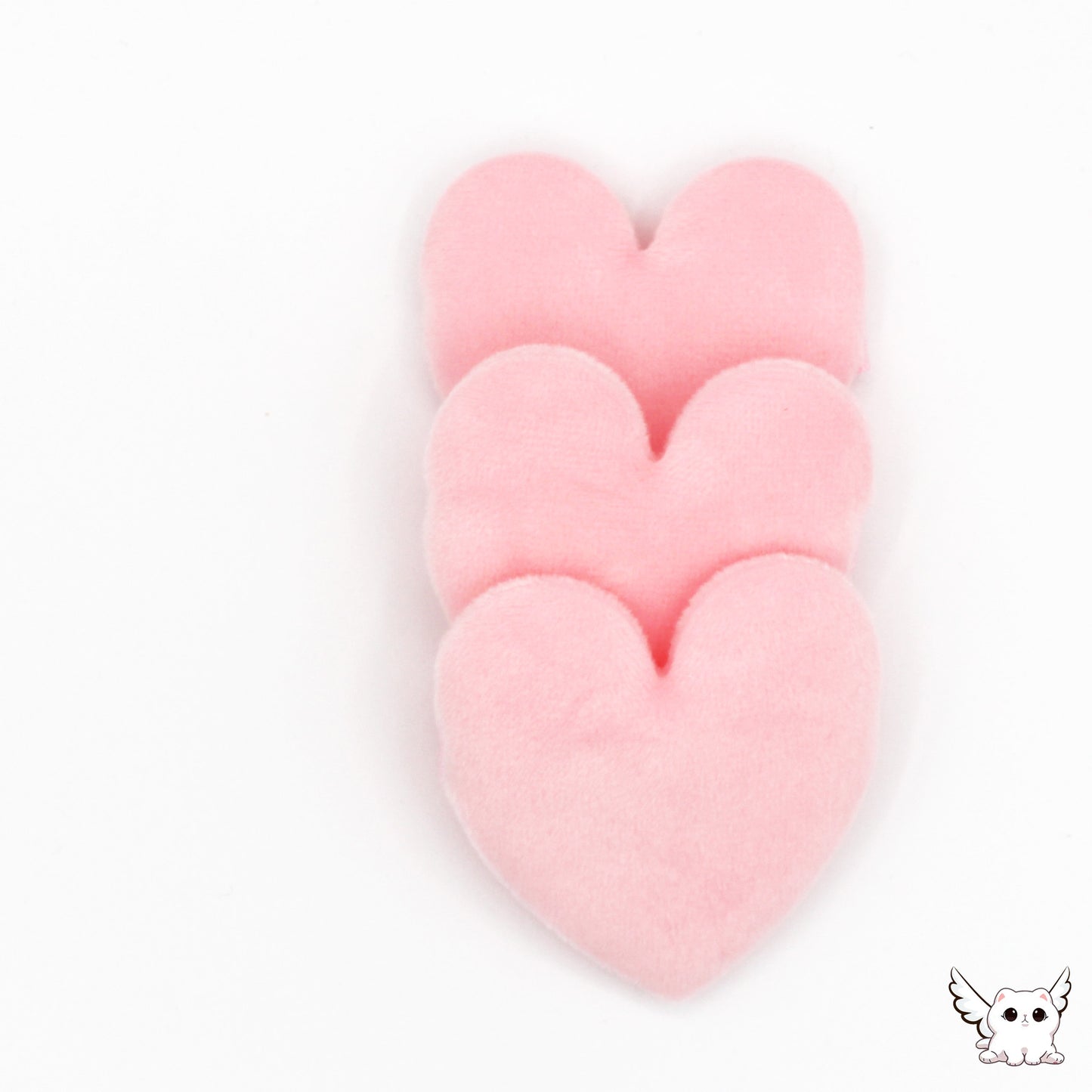 BEAUTY - PINK HEART POWDER PUFFS