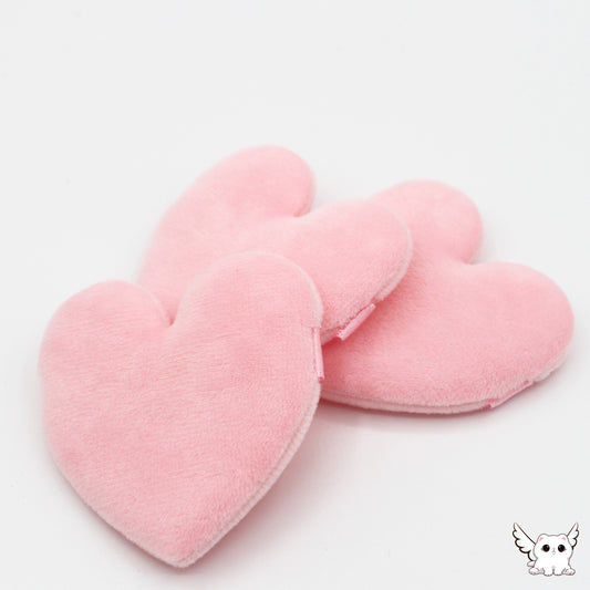BEAUTY - PINK HEART POWDER PUFFS