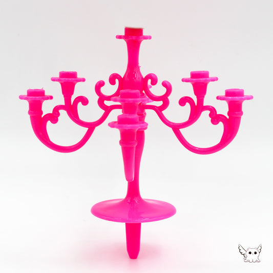 HOME - BIRTHDAY HOT PINK CANDLEABRA